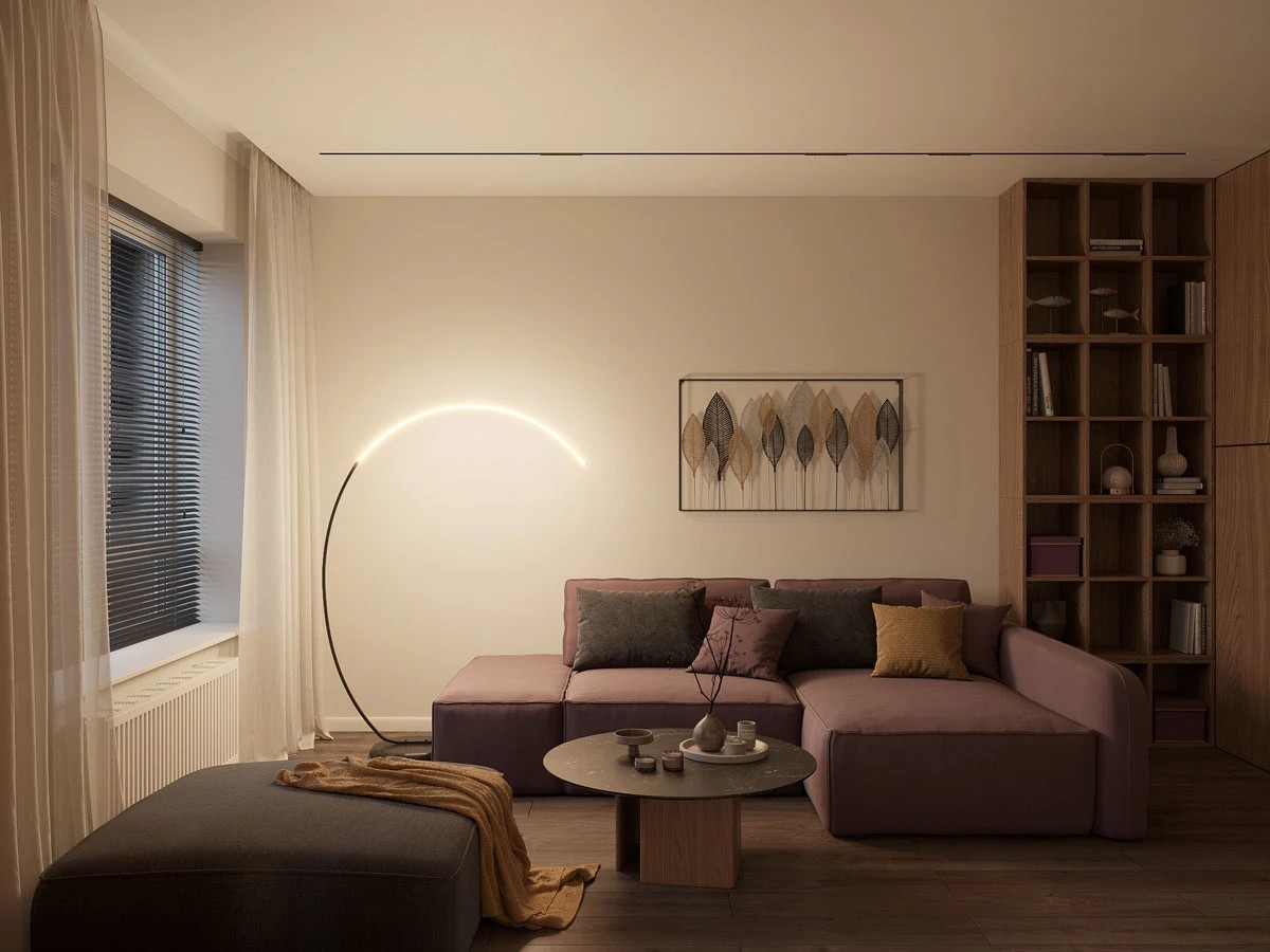 ЖК Уютный. Трехкомнатная. Современный стиль