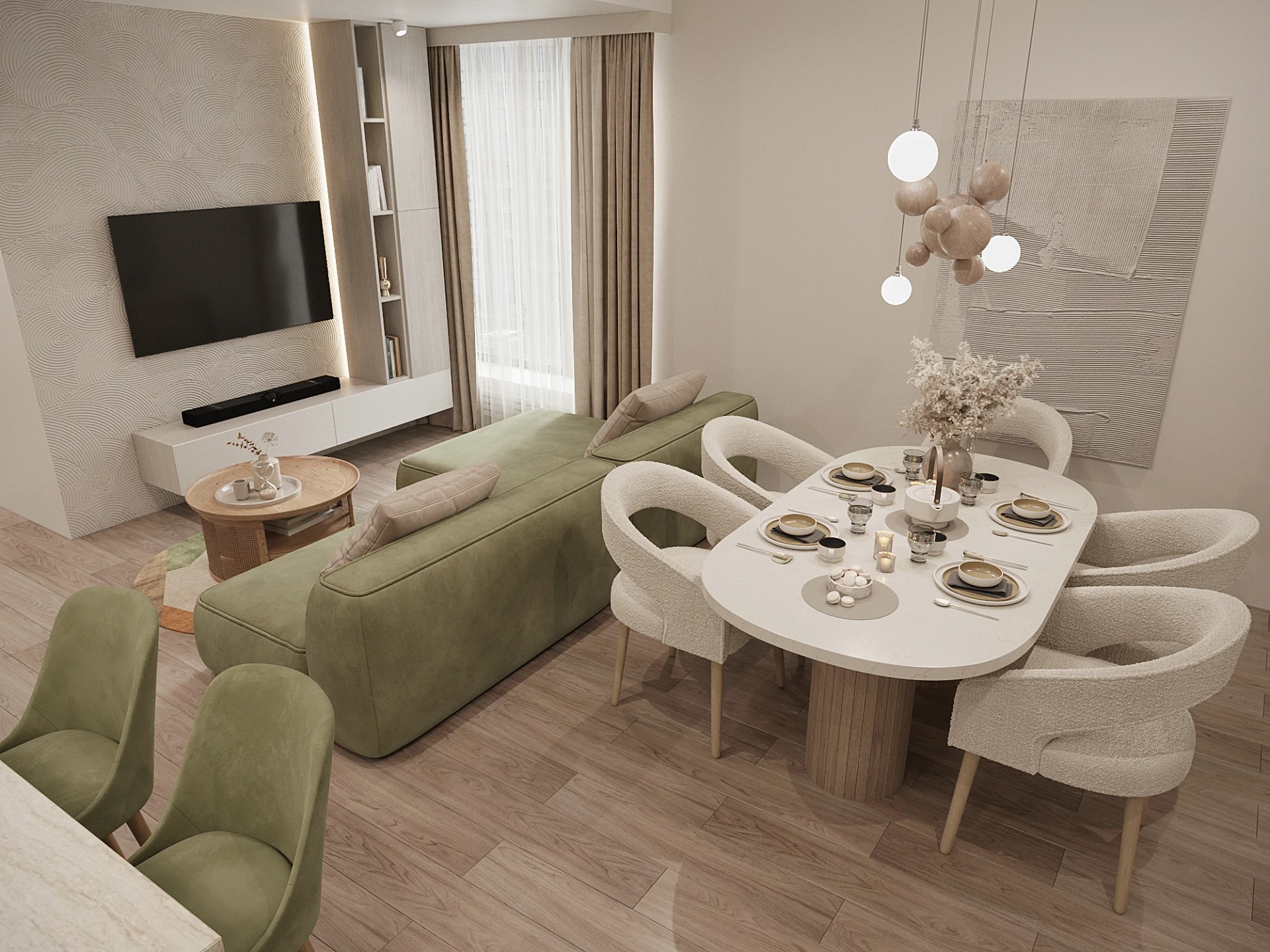 Двухуровневые апартаменты 134 кв.м. в Санкт-Петербурге