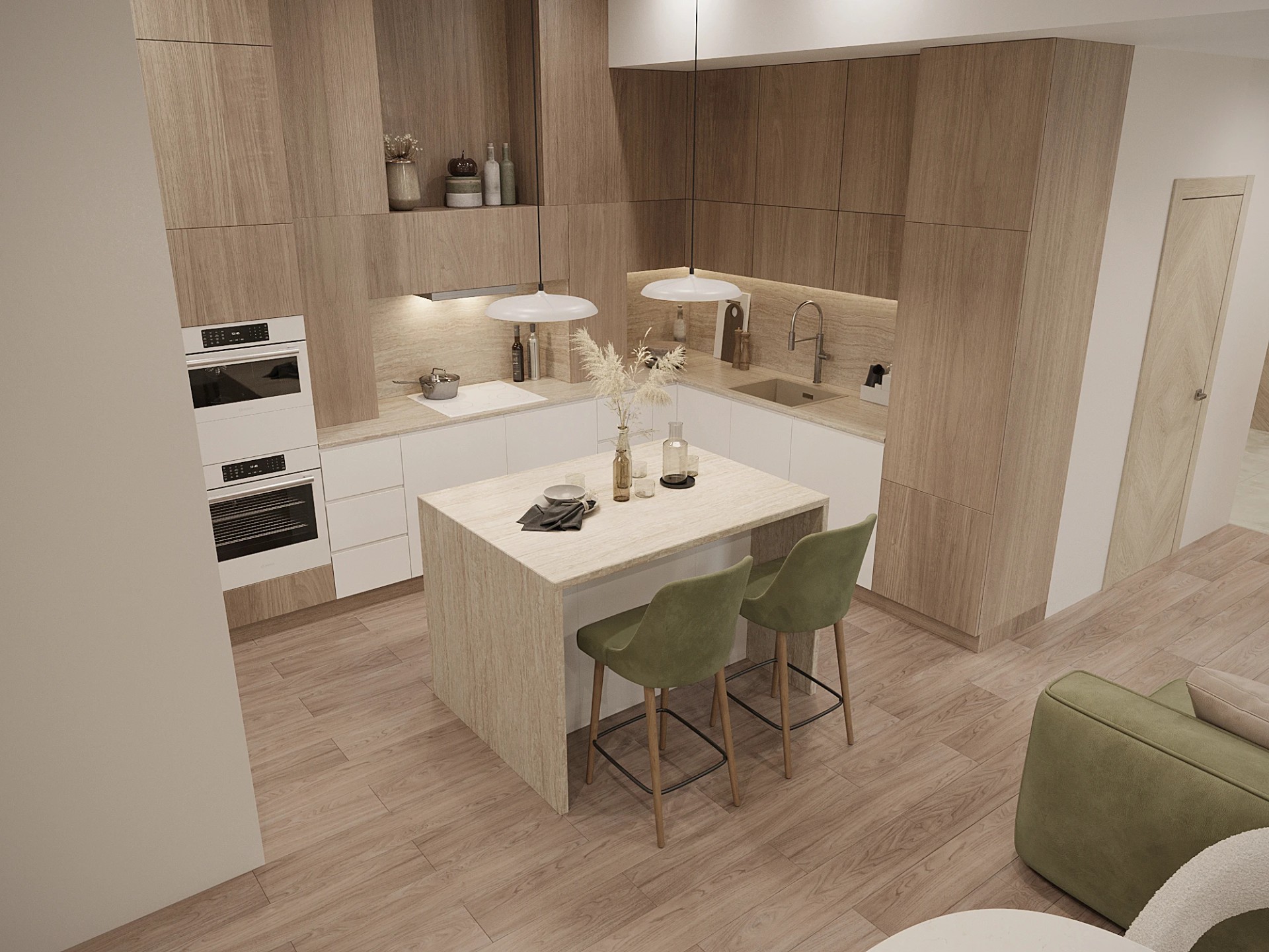 Двухуровневые апартаменты 134 кв.м. в Санкт-Петербурге