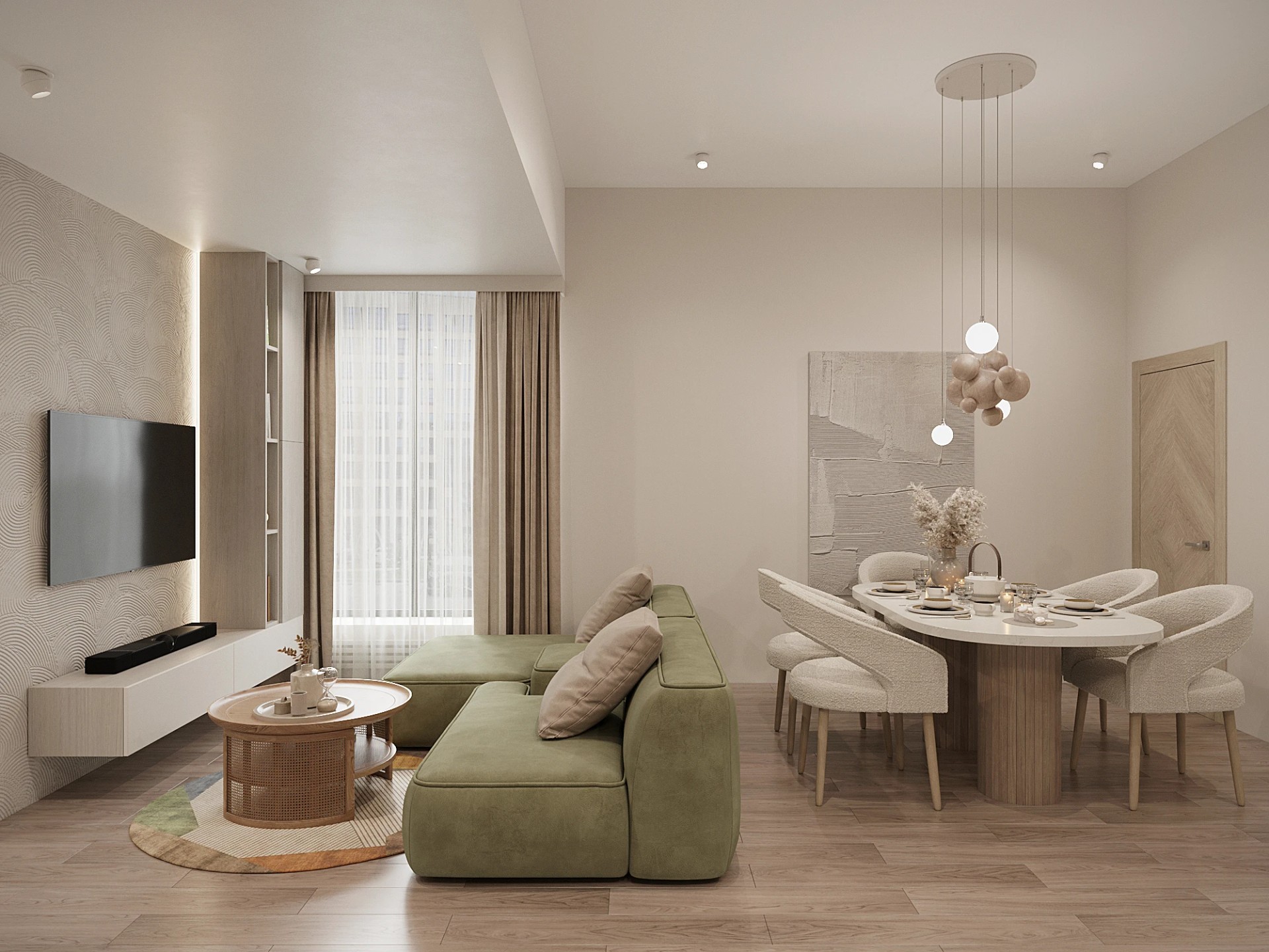 Двухуровневые апартаменты 134 кв.м. в Санкт-Петербурге