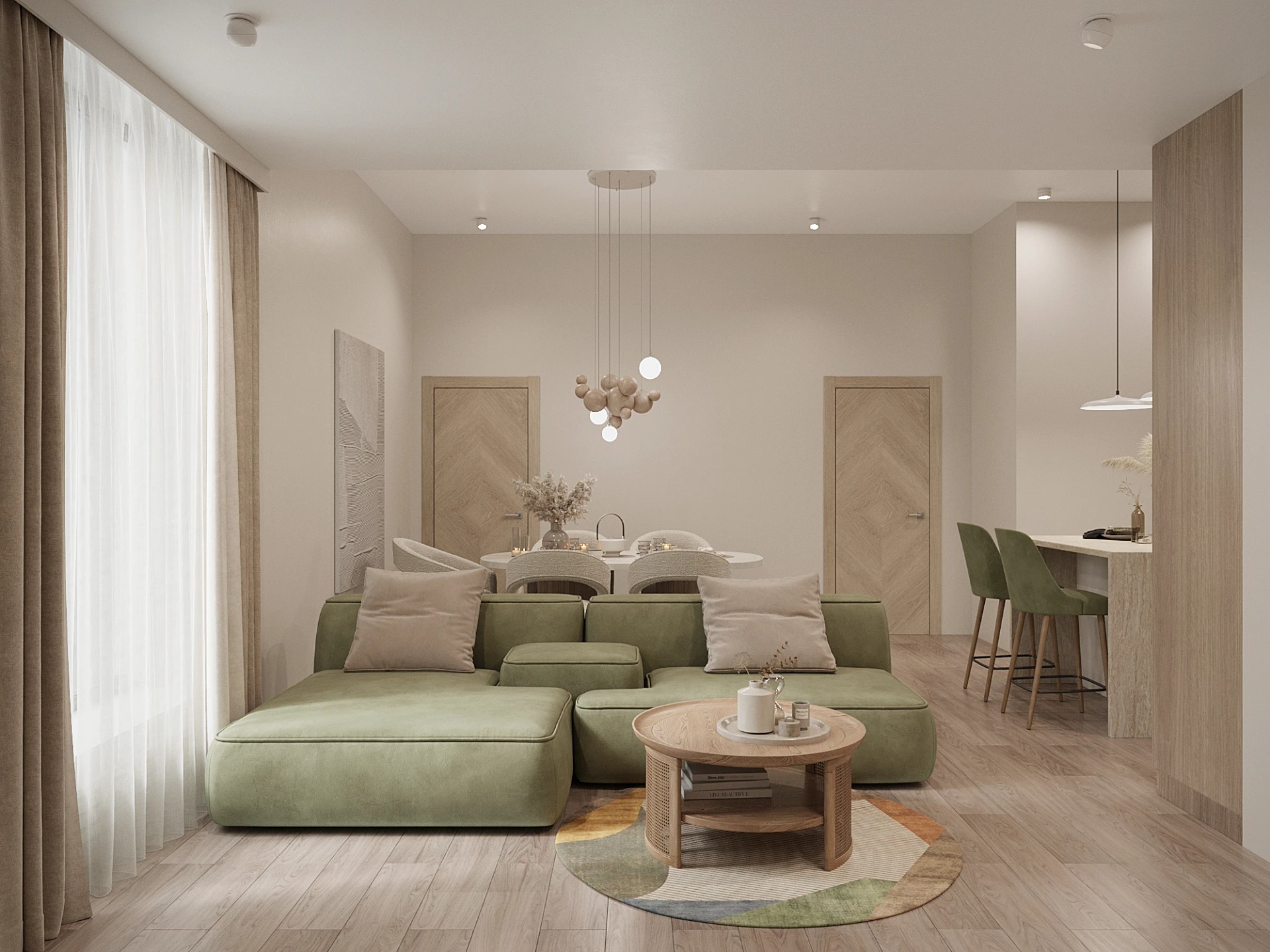 Двухуровневые апартаменты 134 кв.м. в Санкт-Петербурге