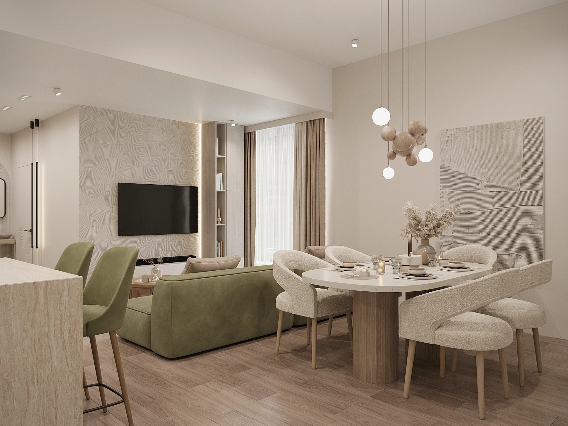 Двухуровневые апартаменты 134 кв.м. в Санкт-Петербурге