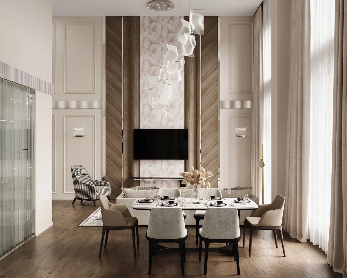 Двухуровневые апартаменты 156 кв.м. в Санкт-Петербурге