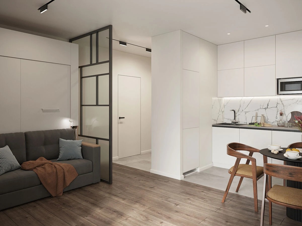 ЖК Уютный. Студия. Современный стиль