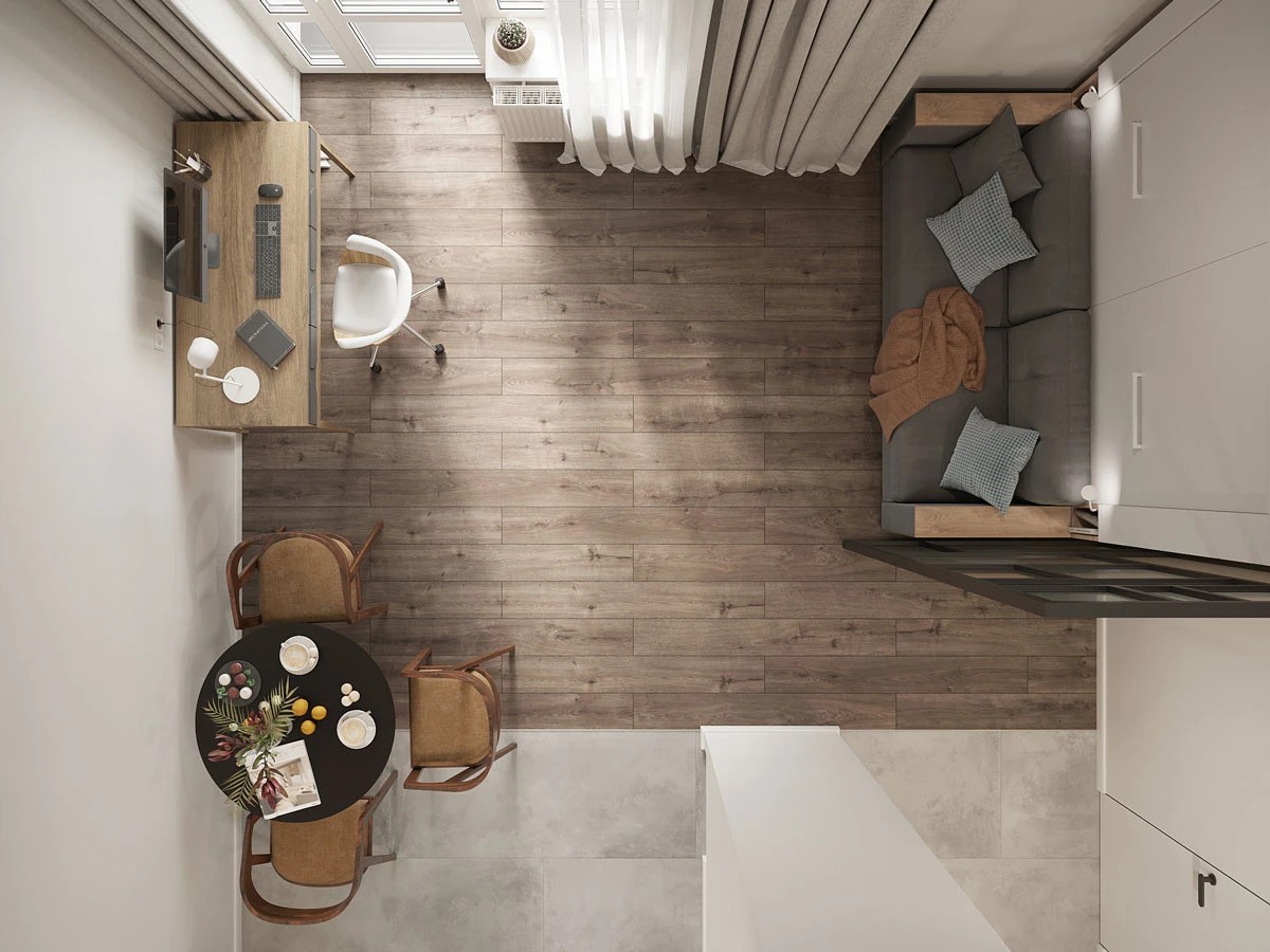 ЖК Уютный. Студия. Современный стиль