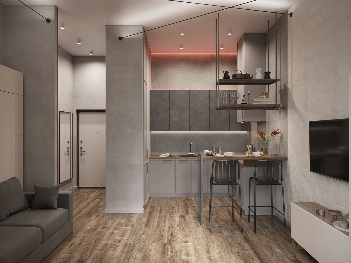 Дизайн интерьера студии видовой