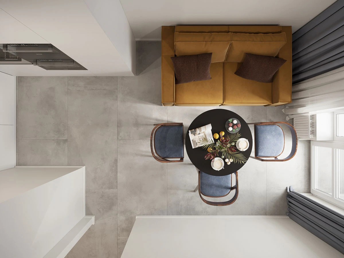 ЖК Уютный. Однокомнатная. Современный стиль