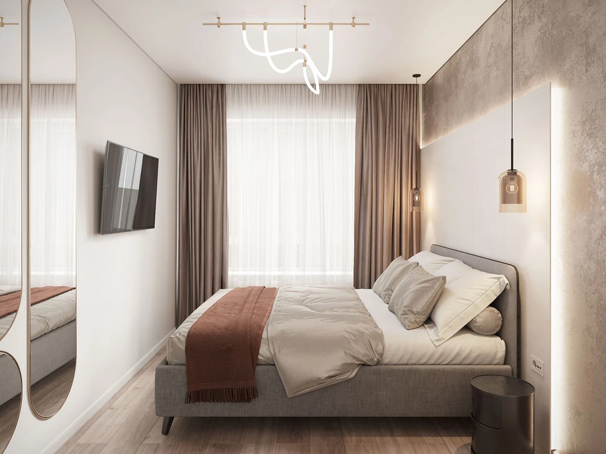 ЖК Уютный. Однокомнатная. Современный стиль