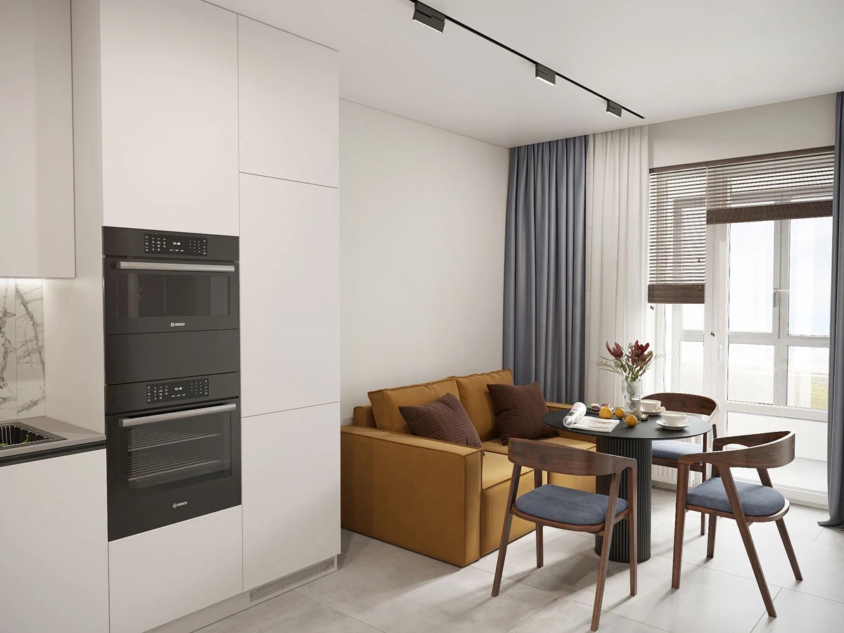 ЖК Уютный. Однокомнатная. Современный стиль