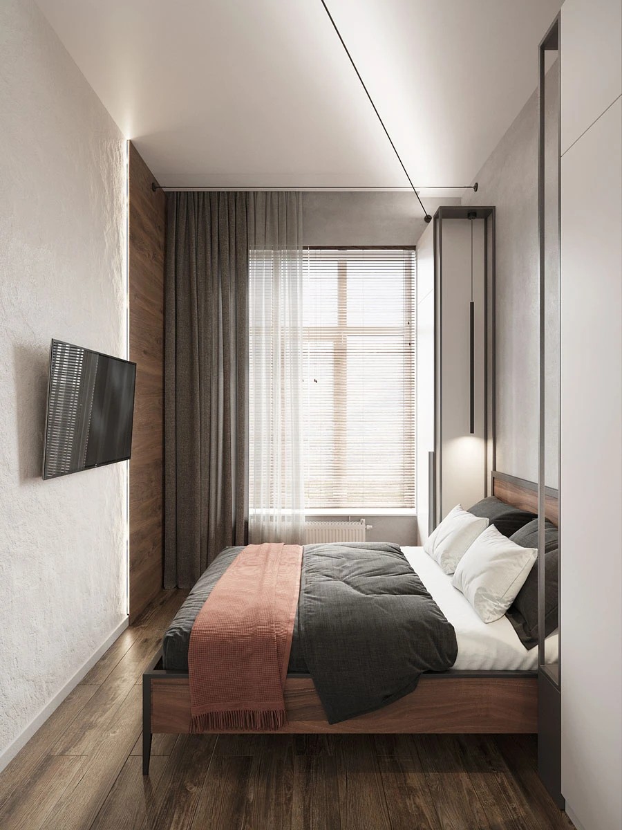 Дизайн интерьера 1-х комнатной квартиры