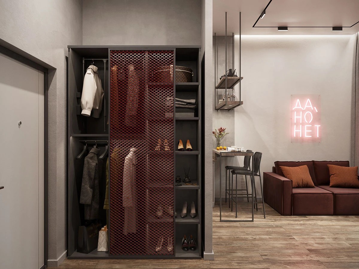 Дизайн интерьера 1-х комнатной квартиры