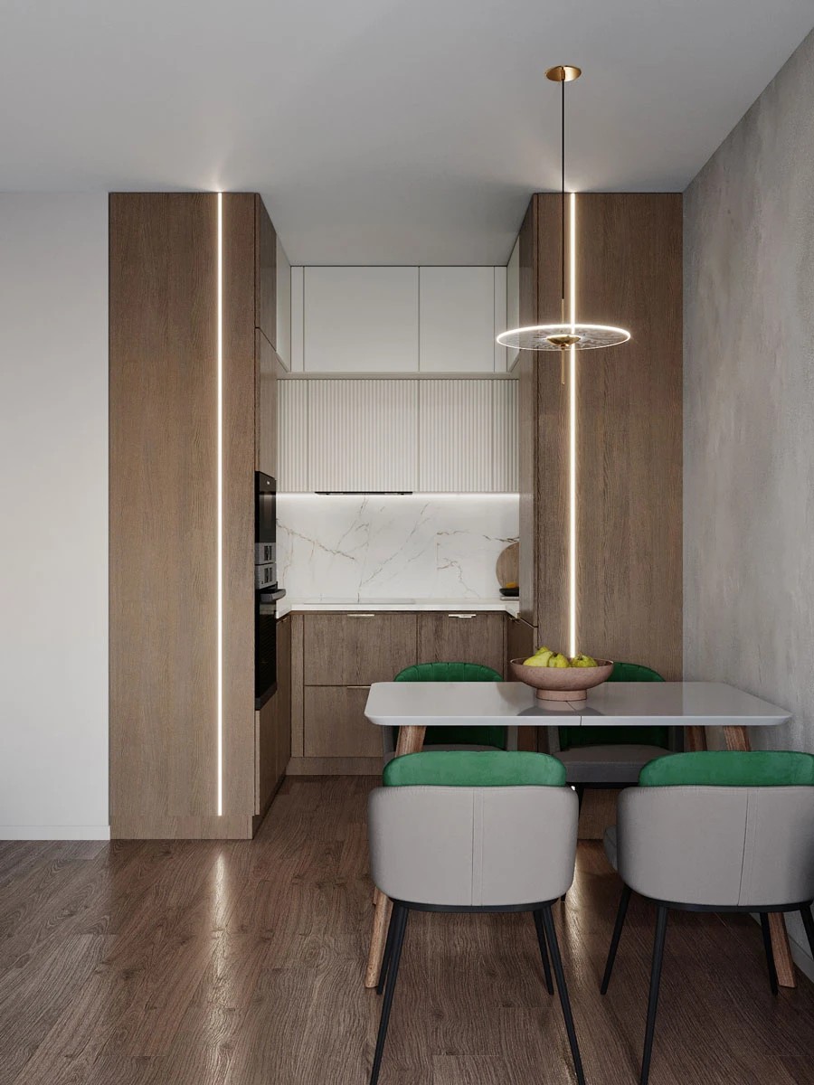 Дизайн интерьера 2-х комнатной квартиры видовой