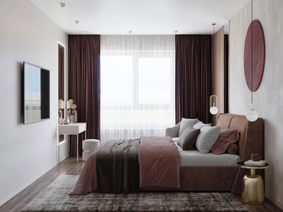 Дизайн интерьера 3-х комнатной квартиры видовой