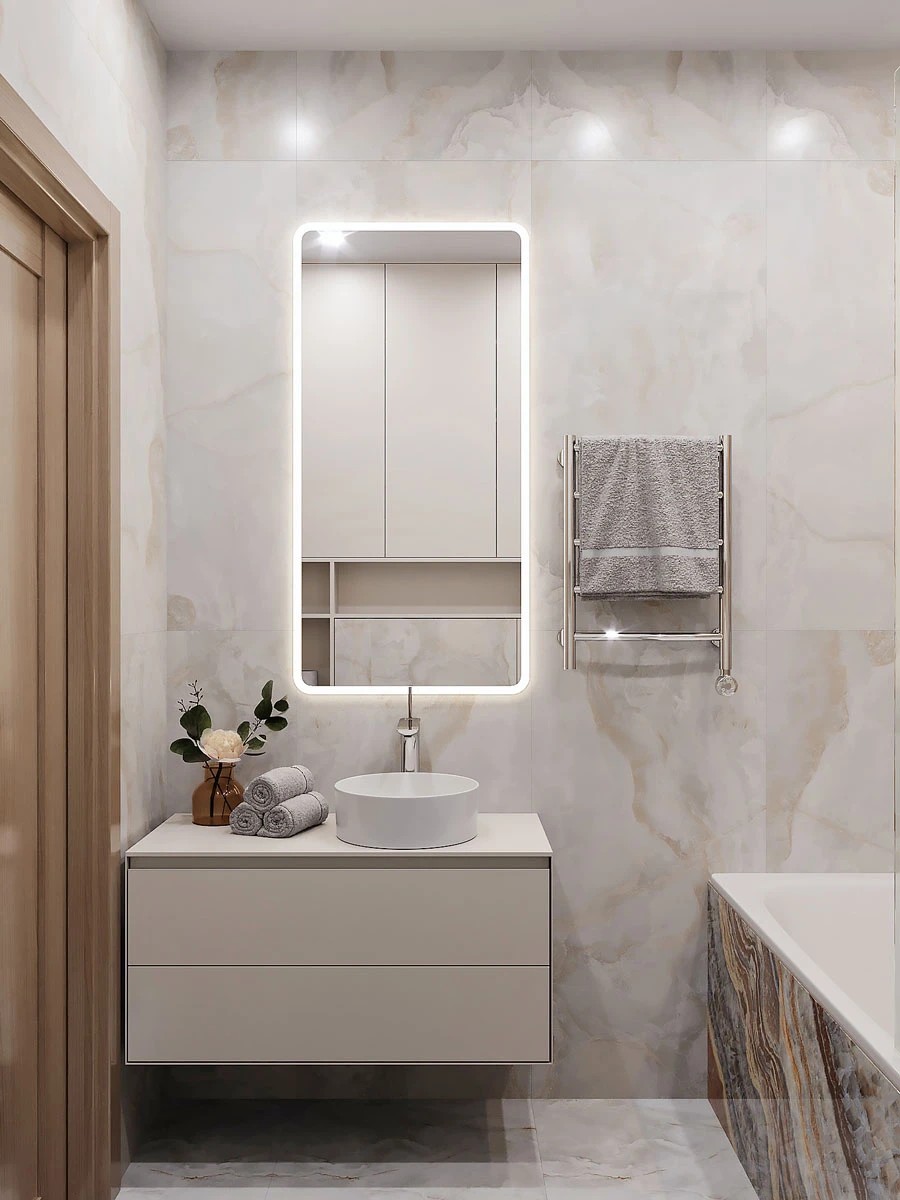 Дизайн интерьера 3-х комнатной квартиры видовой