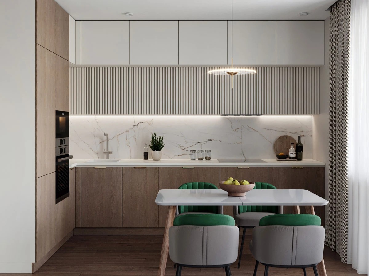 Дизайн интерьера 3-х комнатной квартиры видовой