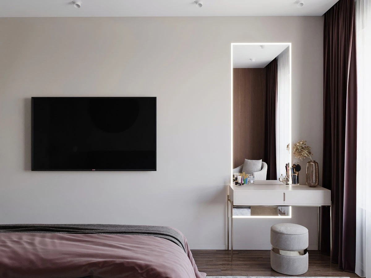 Дизайн интерьера 3-х комнатной квартиры видовой