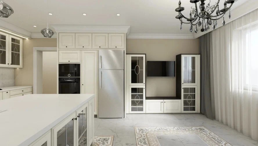 Кухня столовая в классическом стиле