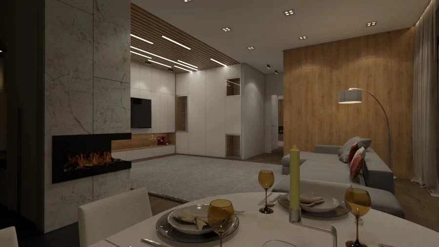 Квартира в современном стиле 110м2