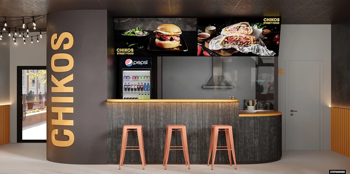 STREET FOOD CAFE DESIGN