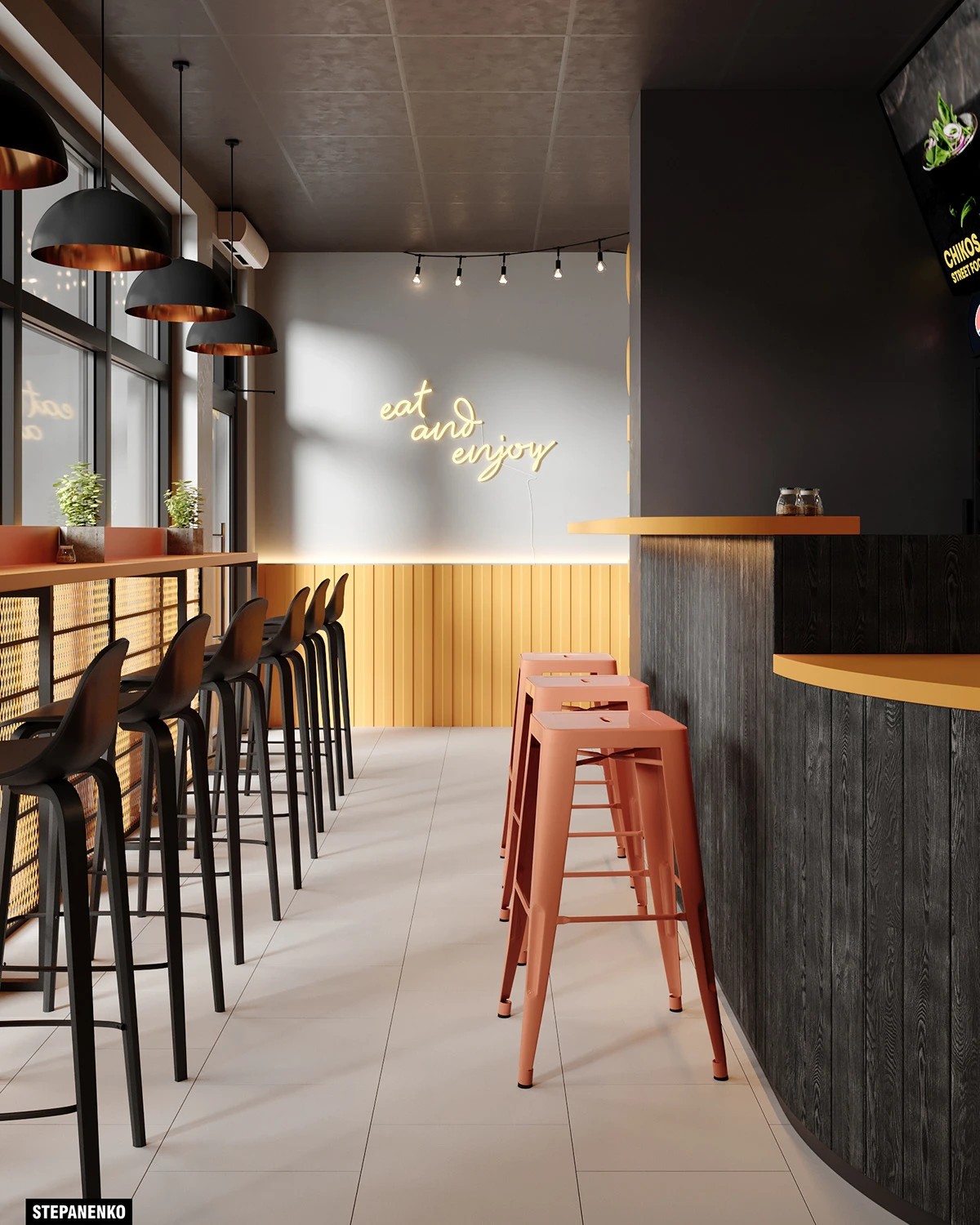 STREET FOOD CAFE DESIGN