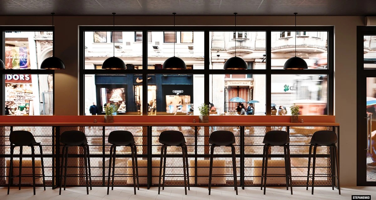 STREET FOOD CAFE DESIGN