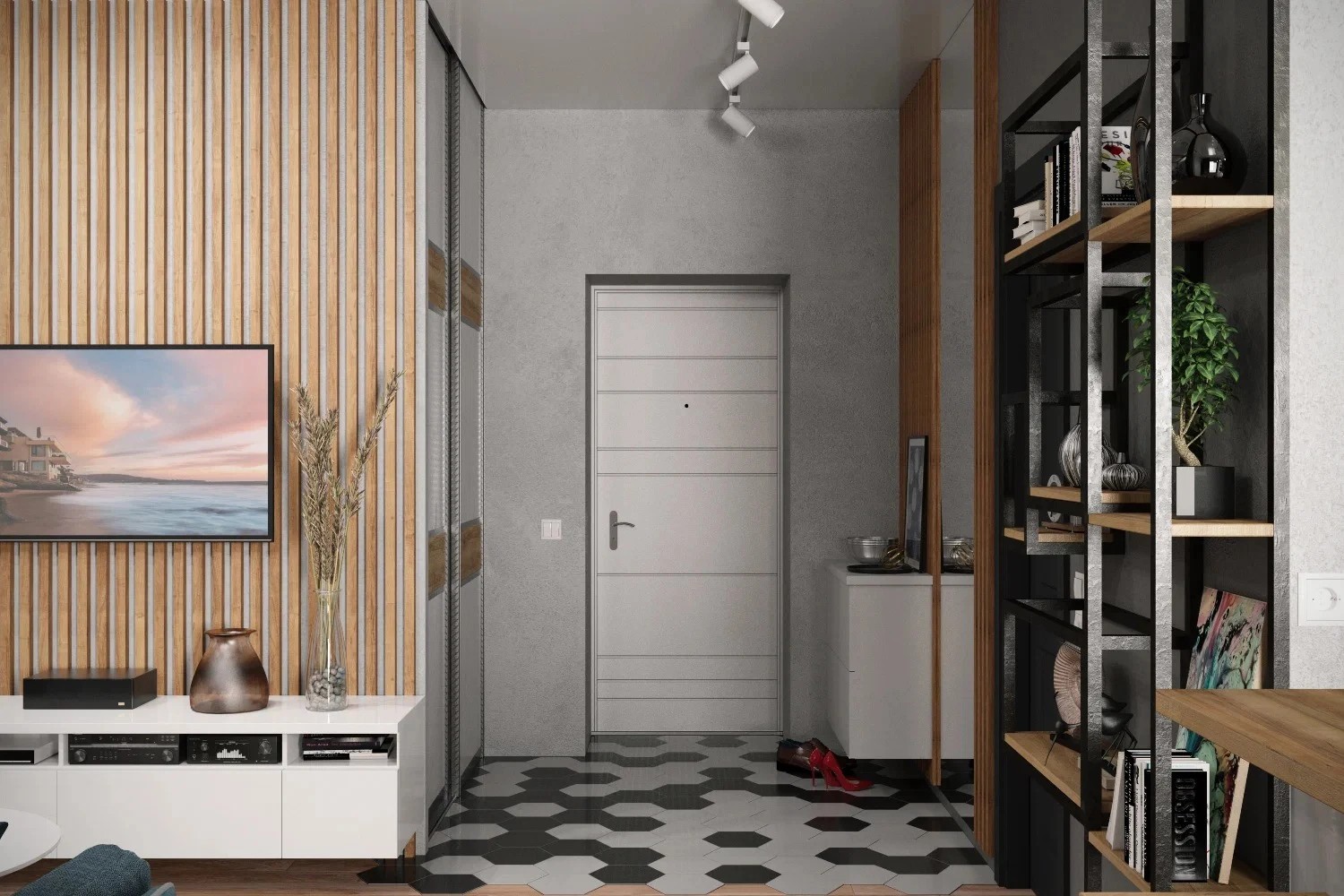 Однокомнатная квартира 60м2