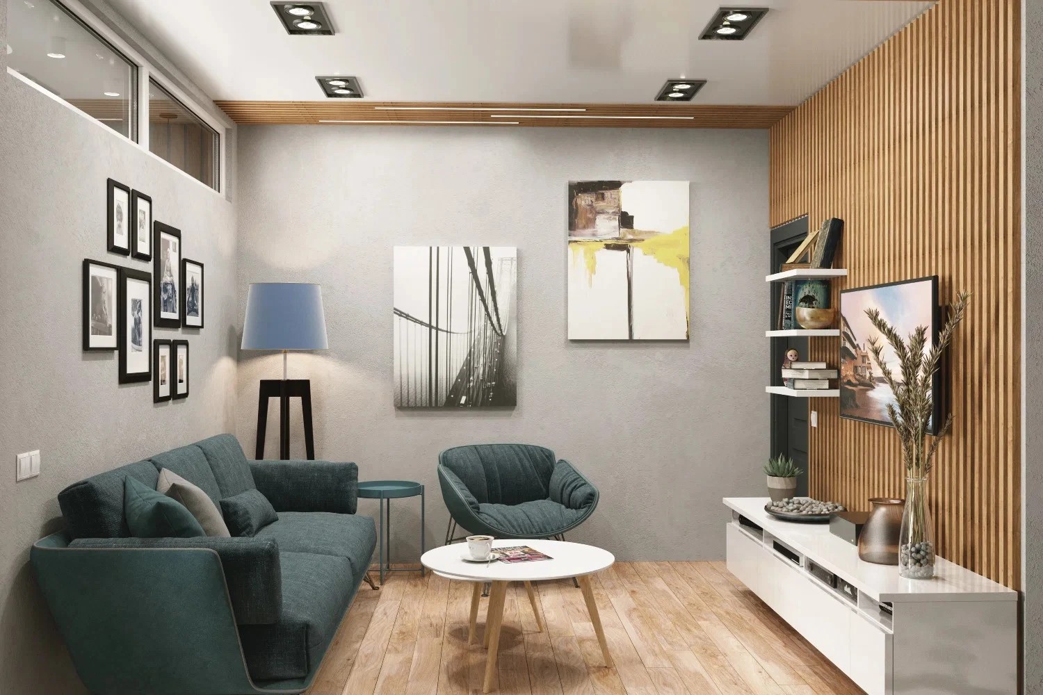 Однокомнатная квартира 60м2