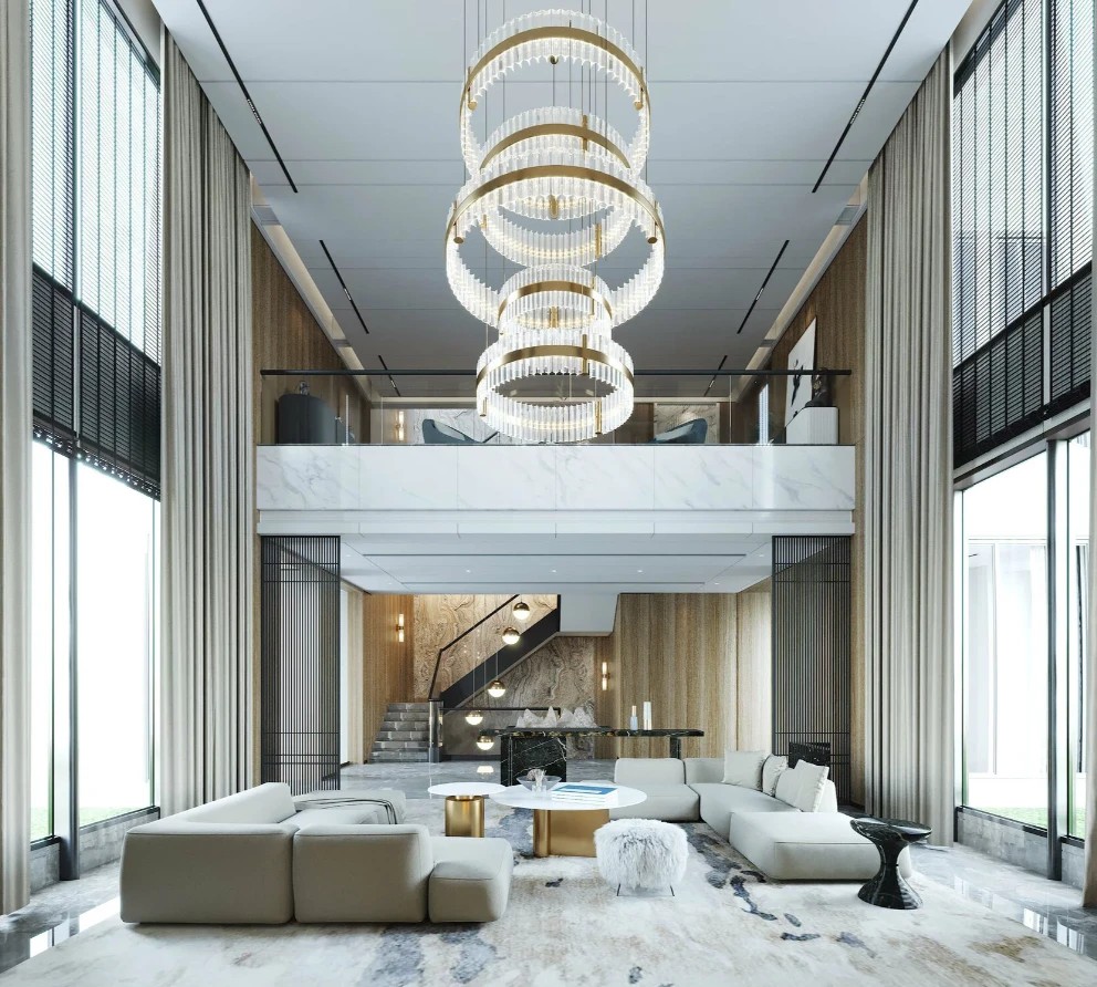 РОСКОШНЫЙ ИНТЕРЬЕР ЗАГОРОДНОГО ДОМА