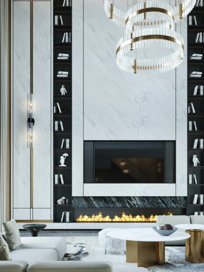 РОСКОШНЫЙ ИНТЕРЬЕР ЗАГОРОДНОГО ДОМА