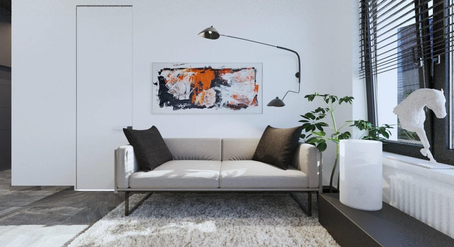 МОНОХРОМНАЯ КВАРТИРА В МОСКВЕ