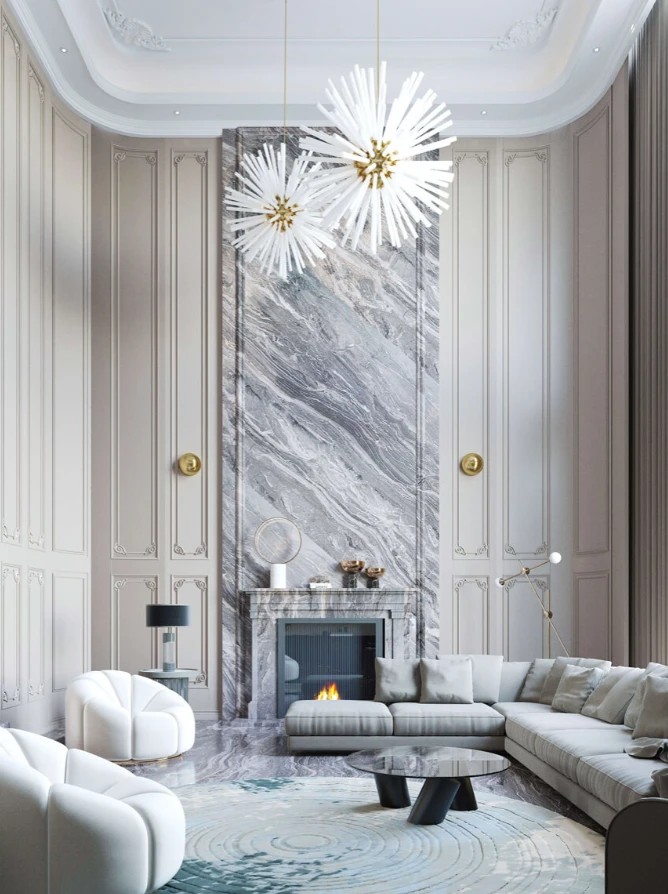 РОСКОШНЫЙ ПРОЕКТ ЗАГОРОДНОГО ДОМА В ВЕШКАХ