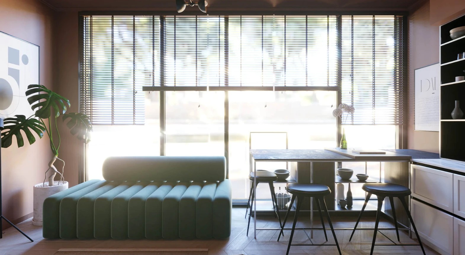 СОВРЕМЕННЫЙ ПРОЕКТ В ТЕРРАКОТОВОЙ ГАММЕ