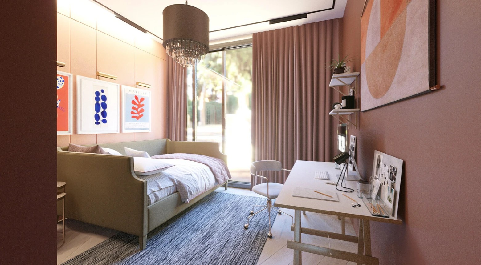 СОВРЕМЕННЫЙ ПРОЕКТ В ТЕРРАКОТОВОЙ ГАММЕ