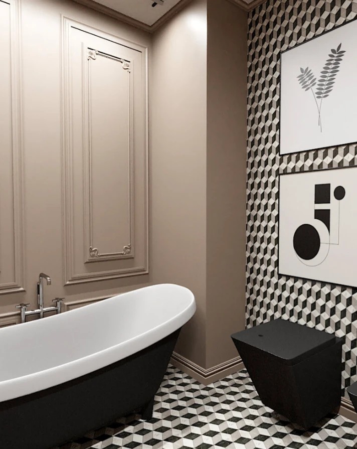 СОВРЕМЕННЫЙ ПРОЕКТ В ТЕРРАКОТОВОЙ ГАММЕ