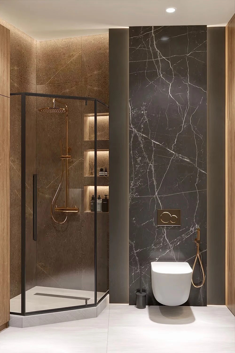 Дизайн-проект двухуровневой квартиры в разливе площадью 150 м2