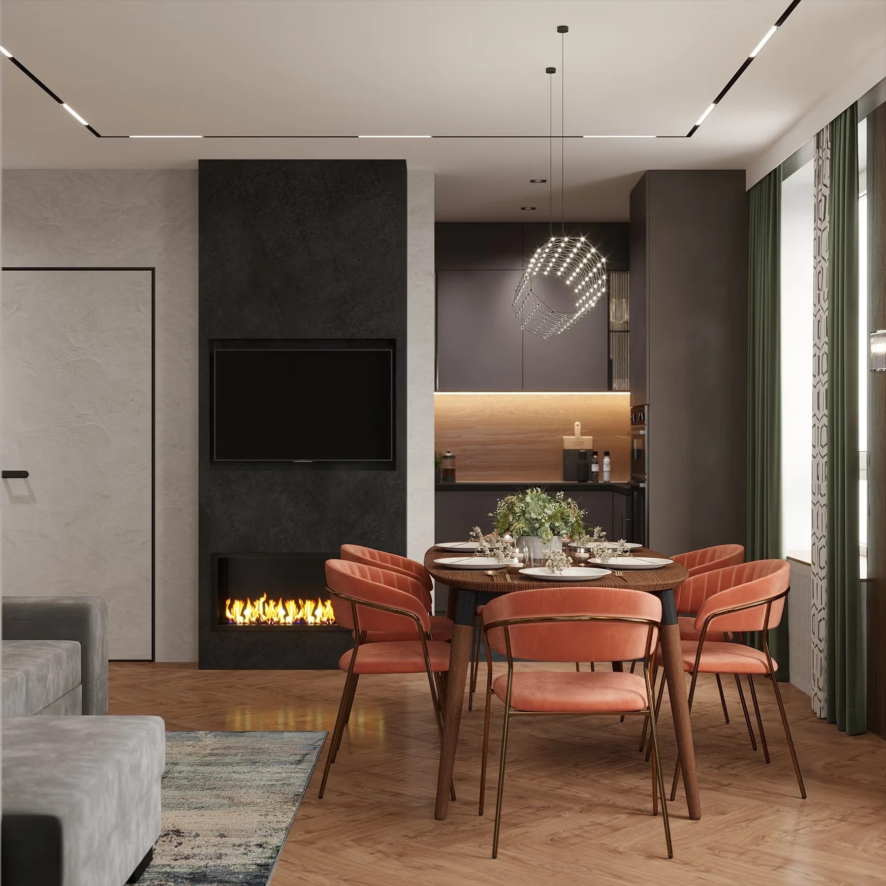 Дизайн-проект квартиры ЖК Легенда площадью 92 м2