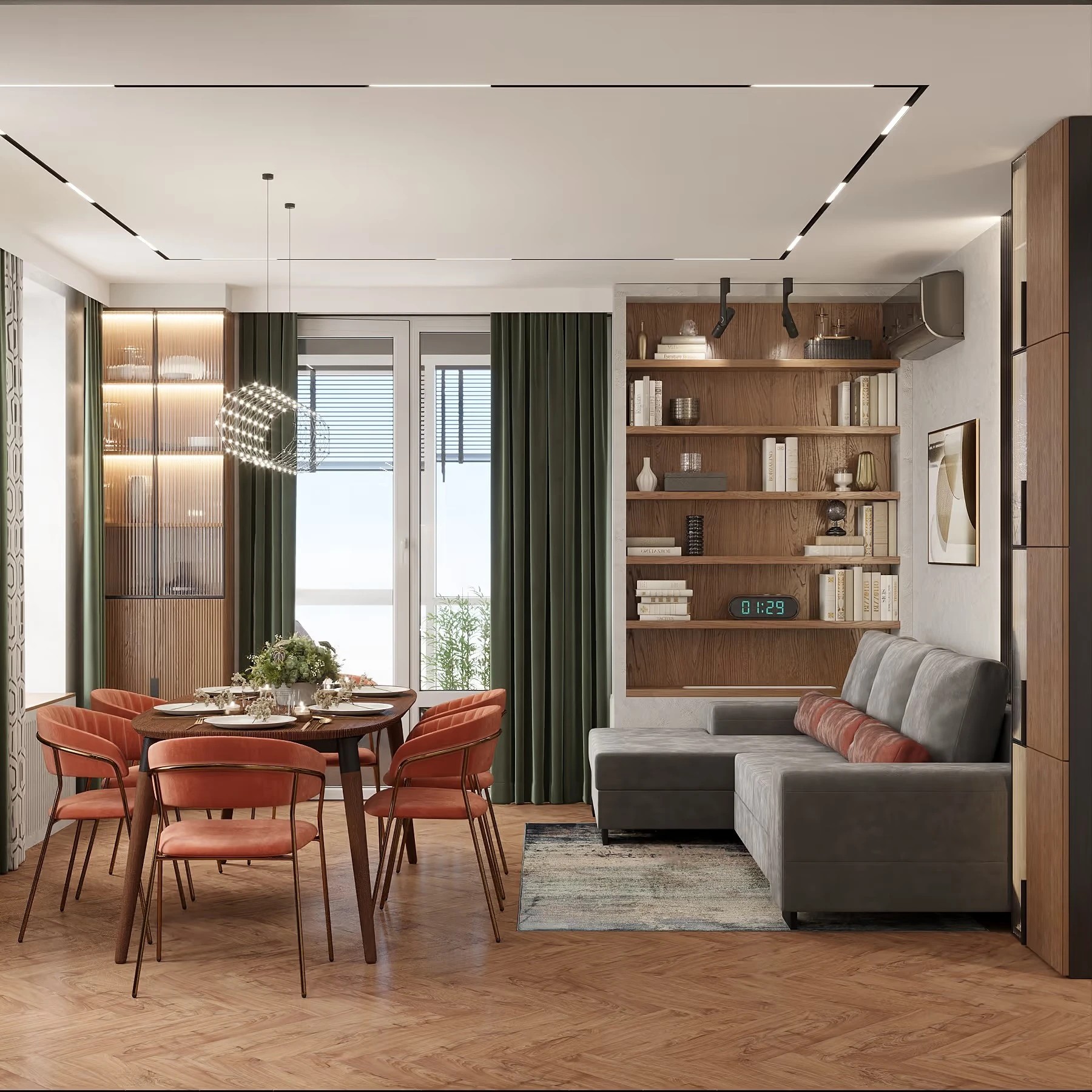 Дизайн-проект квартиры ЖК Легенда площадью 92 м2