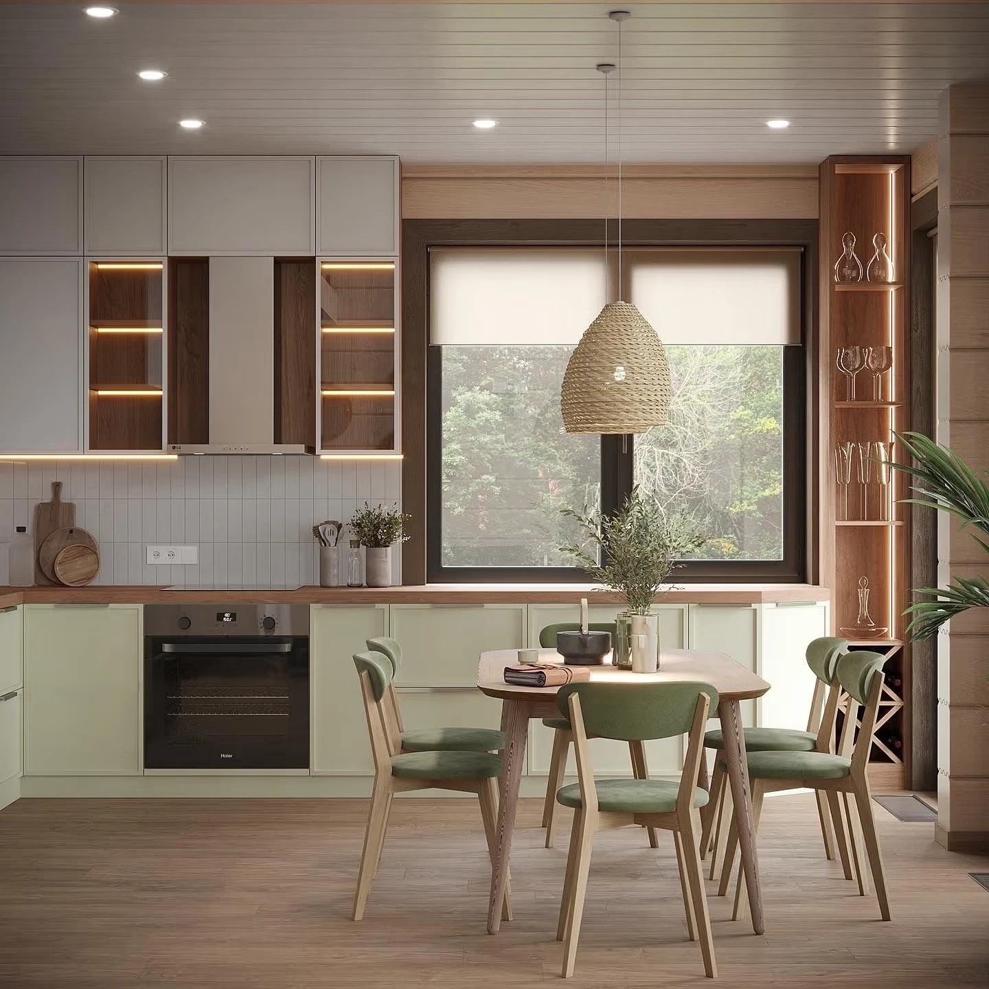 Дизайн-проект загородного дома в п. Агалатово площадью 160 м2