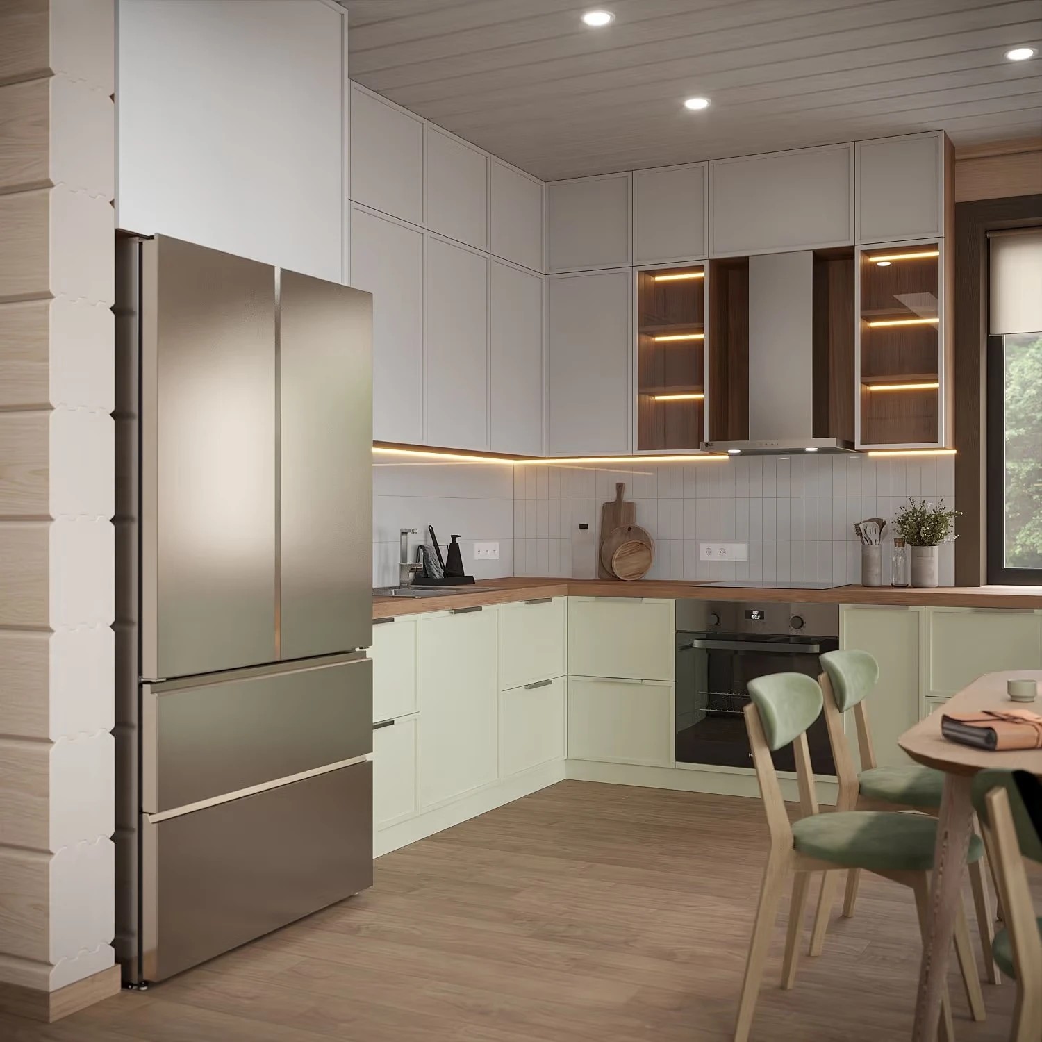 Дизайн-проект загородного дома в п. Агалатово площадью 160 м2