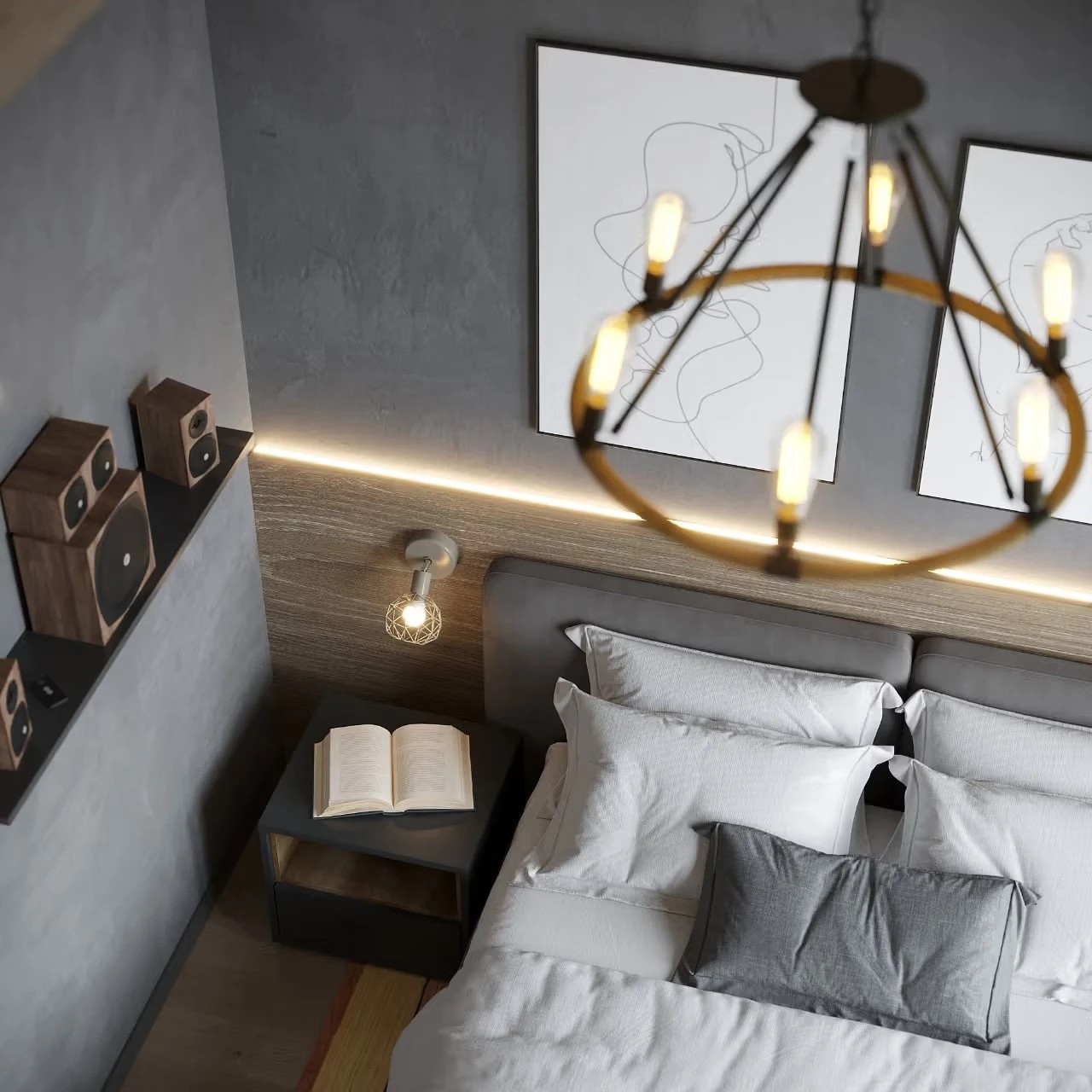 Дизайн-проект двухэтажного загородного дома площадью 200 м2