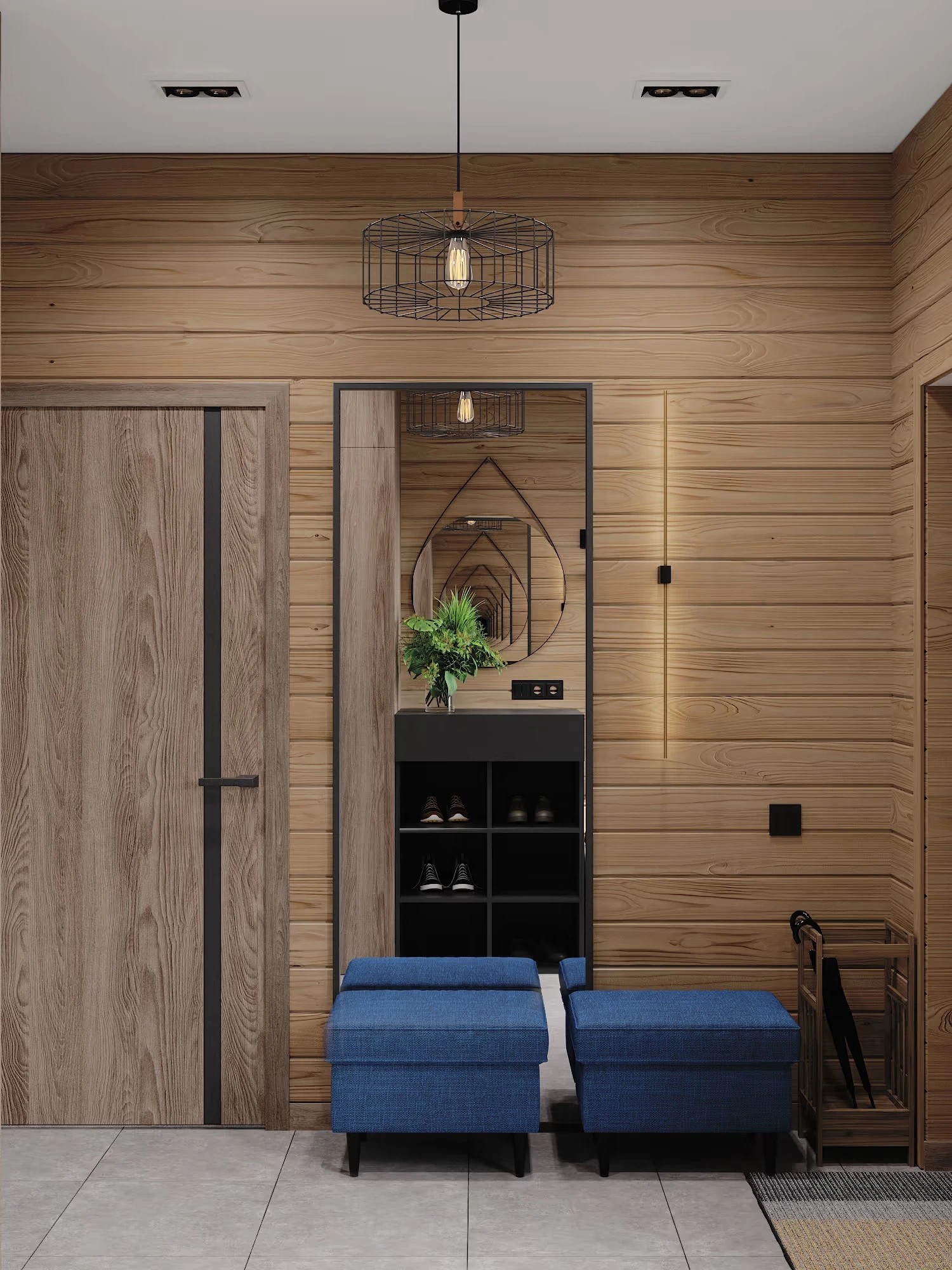 Дизайн-проект двухэтажного загородного дома площадью 200 м2