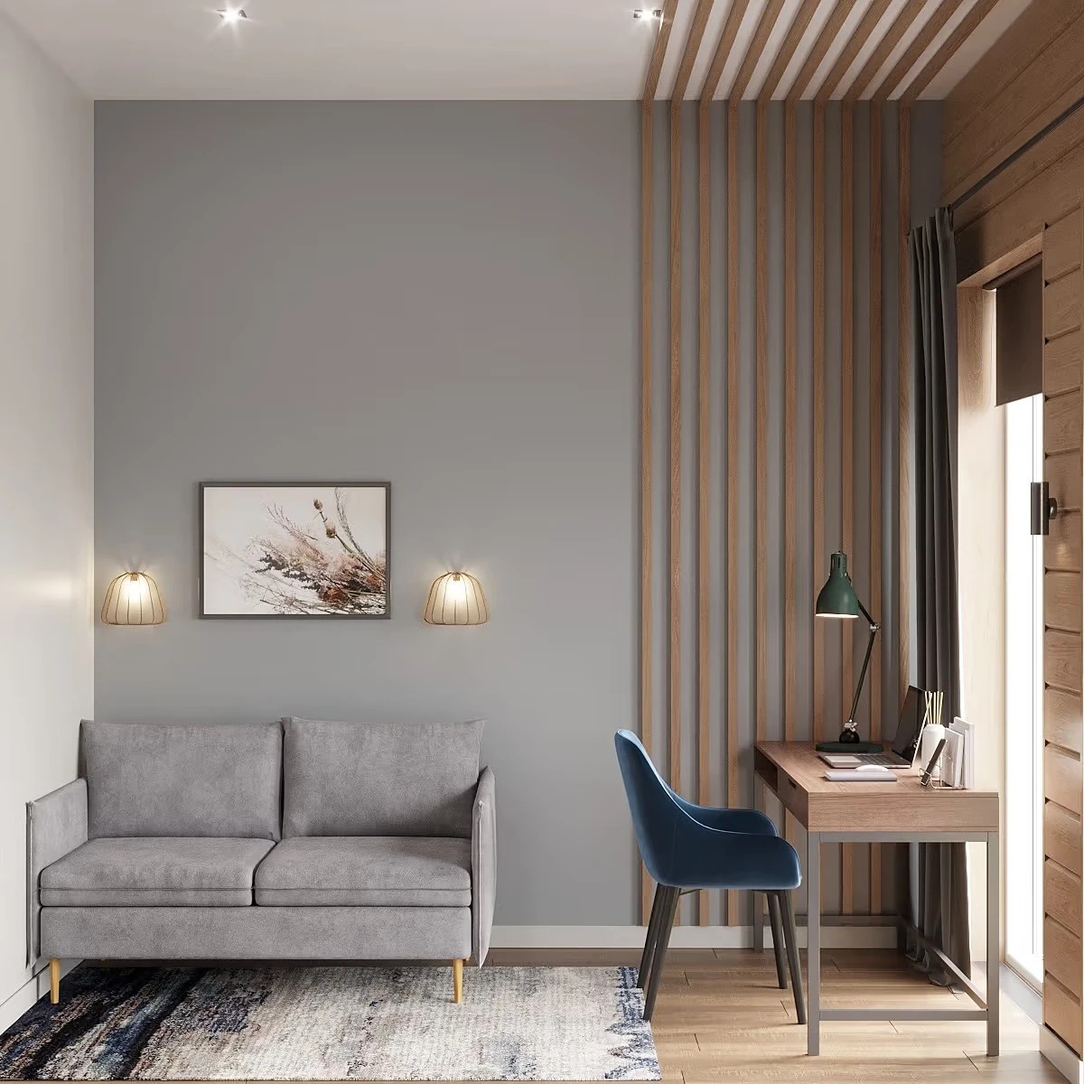 Дизайн-проект двухэтажного загородного дома площадью 200 м2