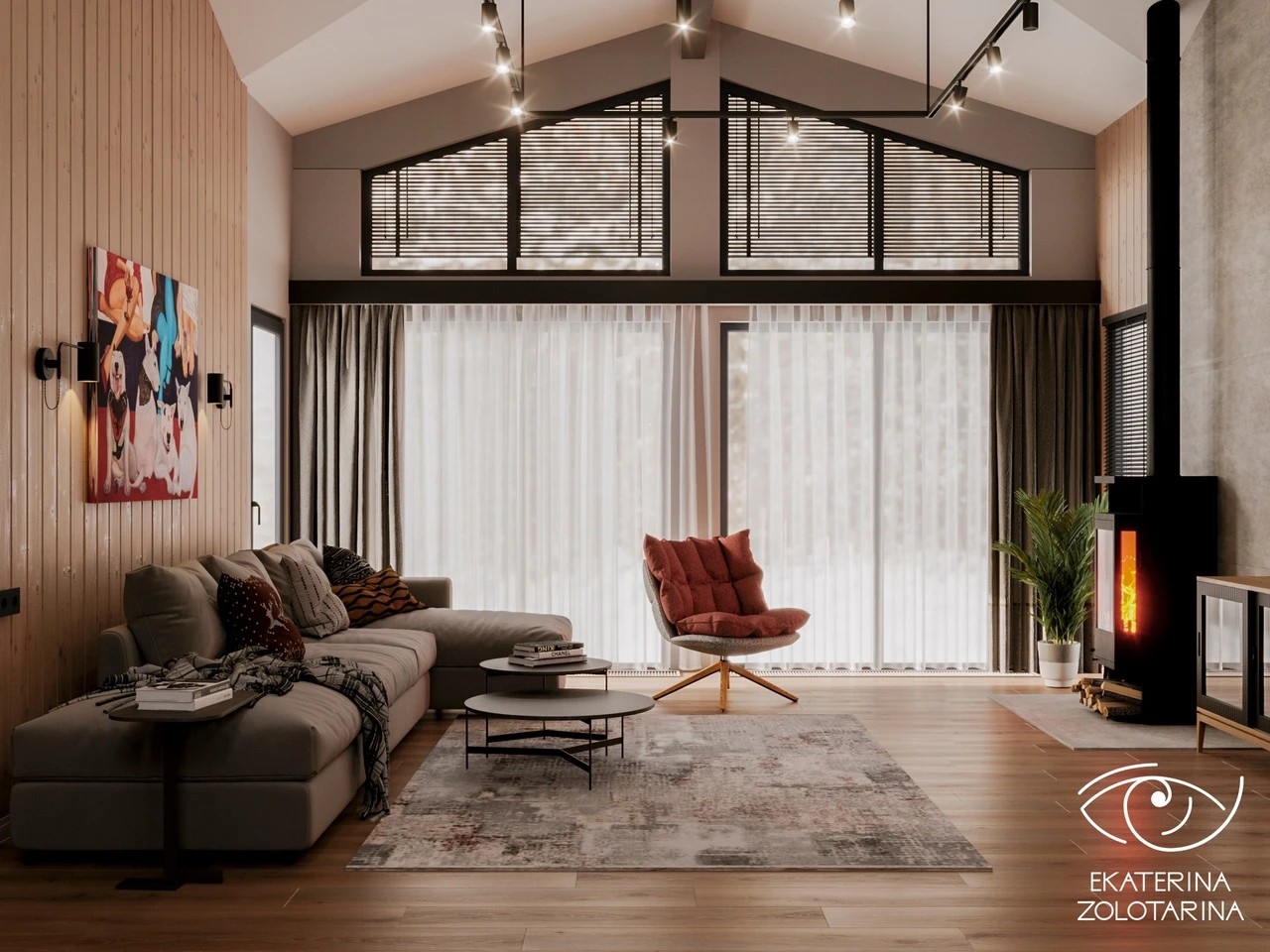 Дизайн-проект загородного дома