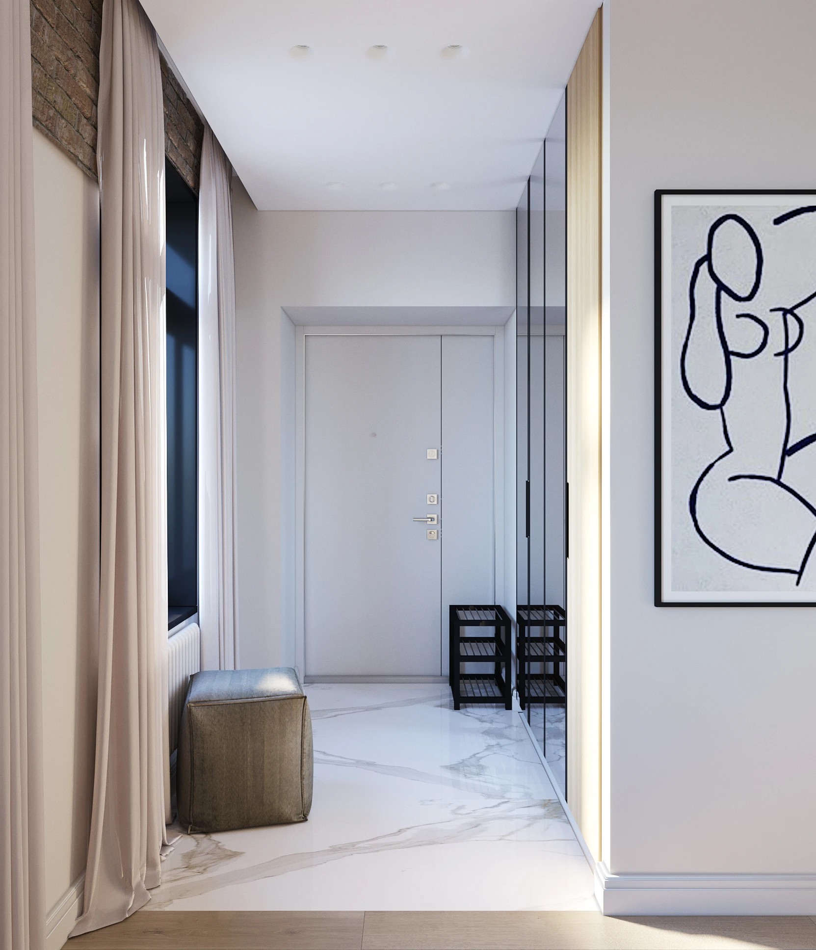 Квартира для художницы в доме 1826 года постройки