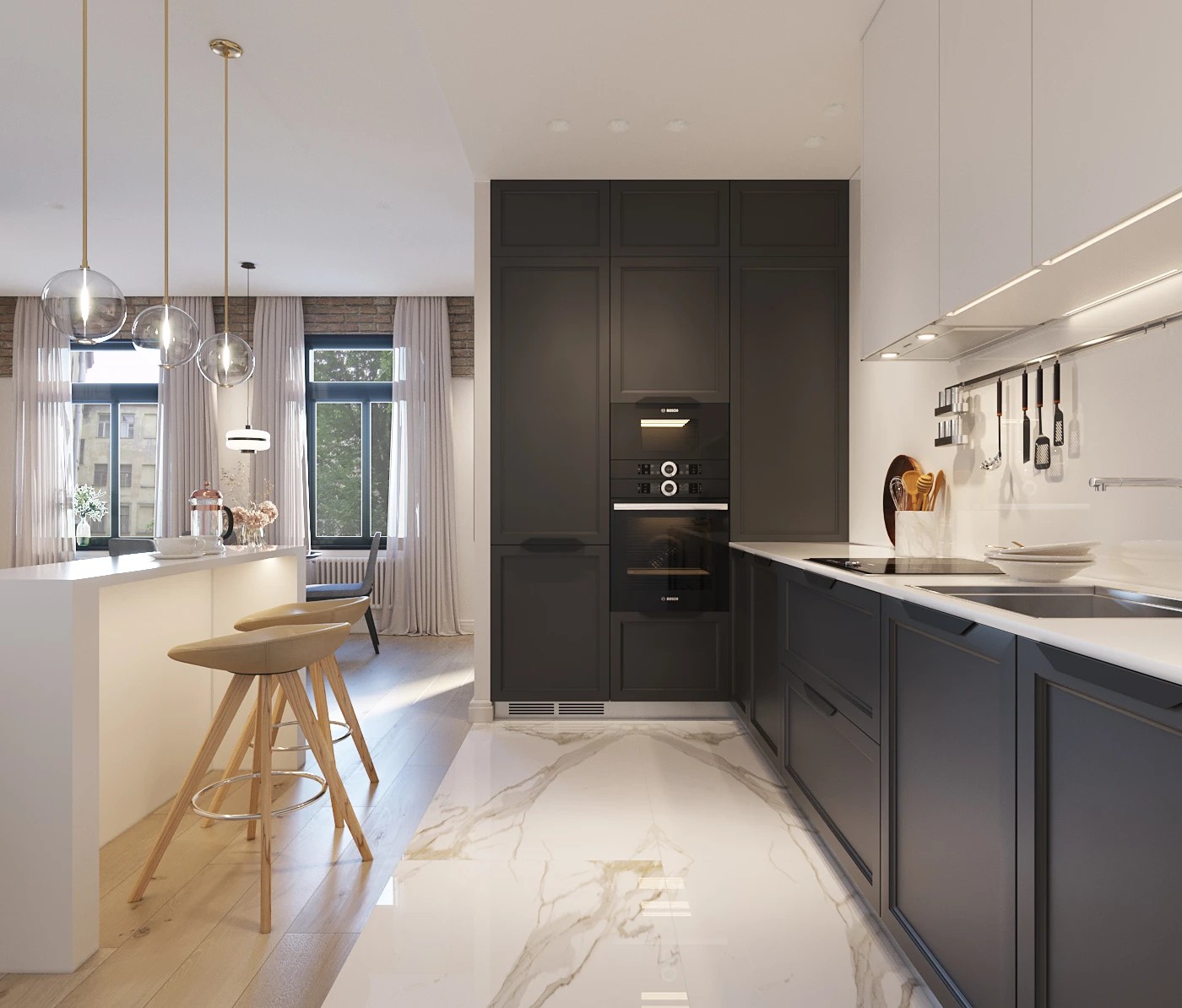 Квартира для художницы в доме 1826 года постройки