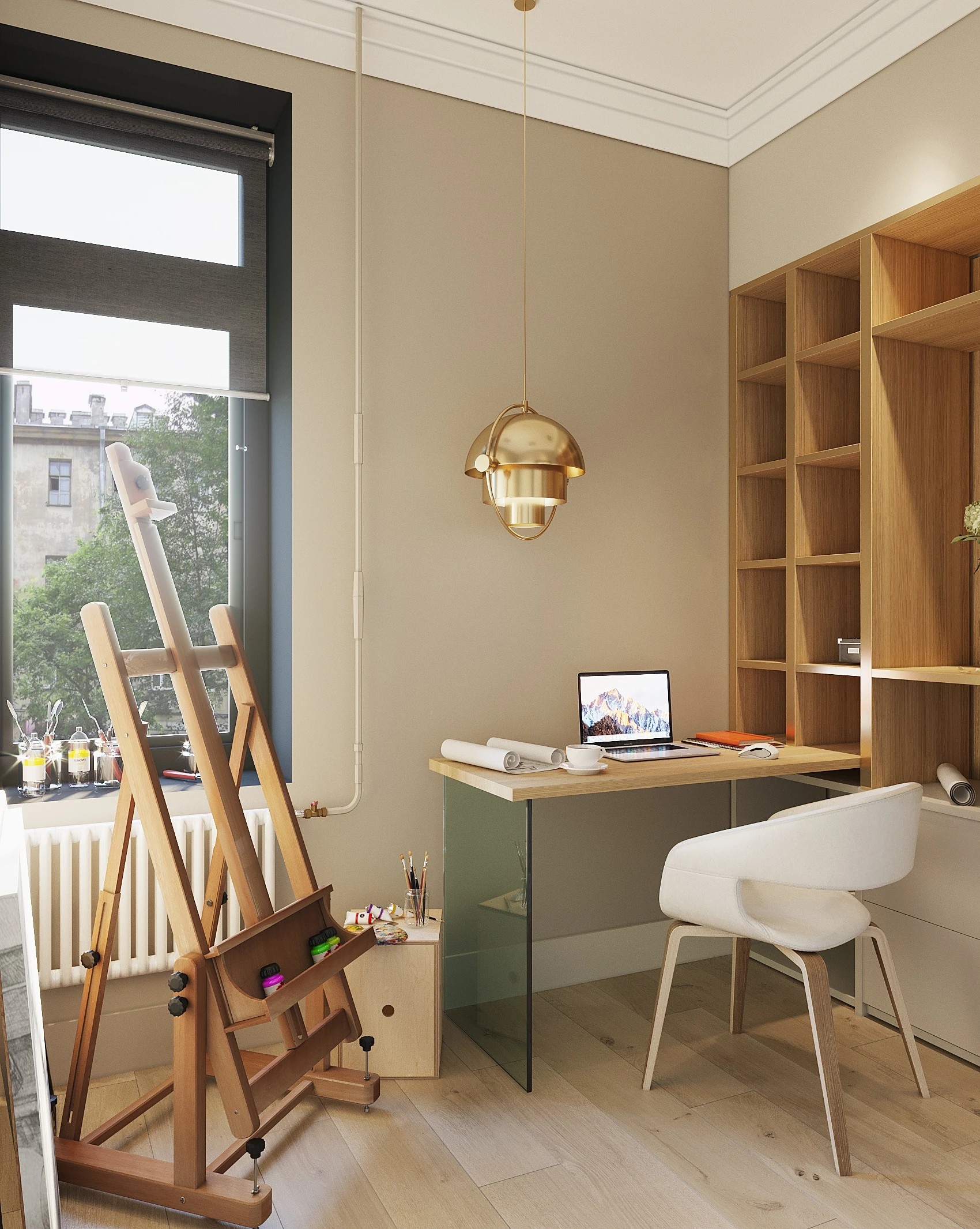 Квартира для художницы в доме 1826 года постройки