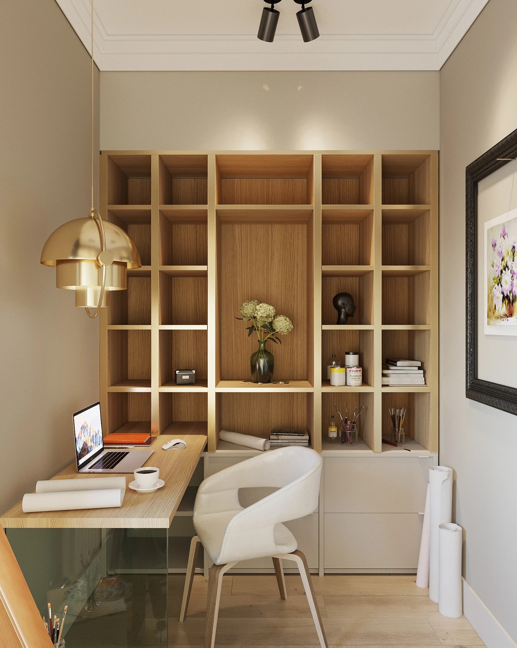 Квартира для художницы в доме 1826 года постройки