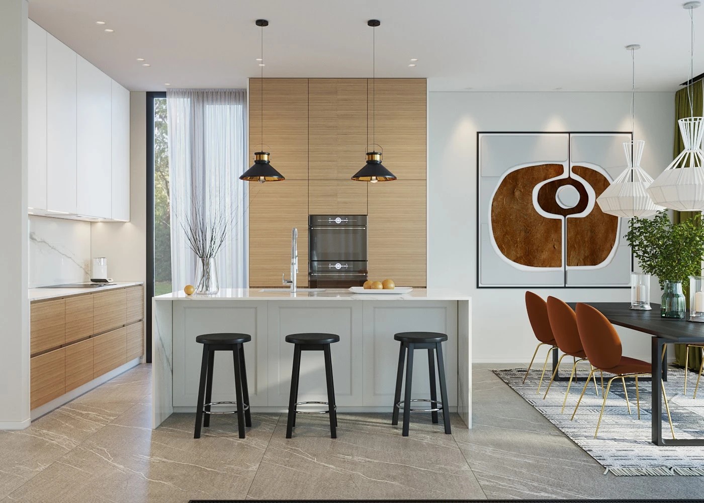 Интерьер в КП Chehoff