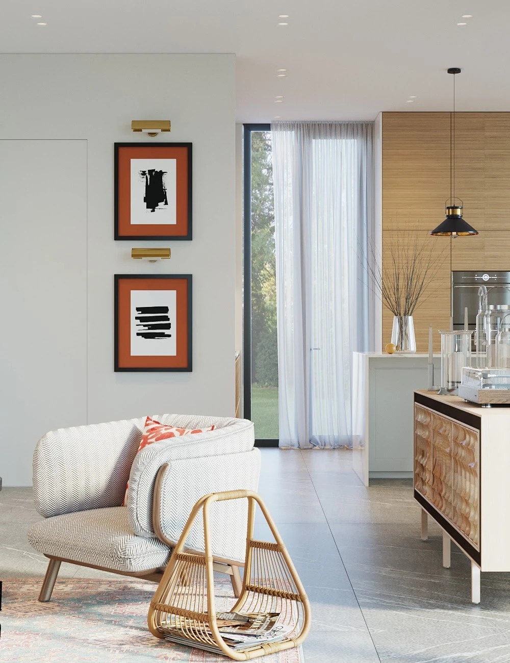 Интерьер в КП Chehoff