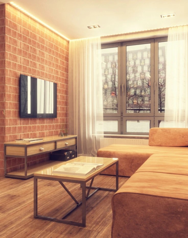 Квартира в Санкт-Петербурге 34 кв.м. Стиль Лофт